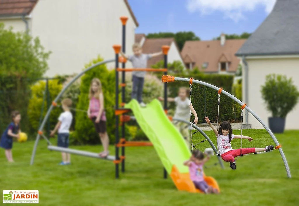 Corde Tibétaine Agrès Pour Aire De Jeux EVO 3 Corde Tibétaine Agrès Pour Aire De Jeux EVO – Image 3