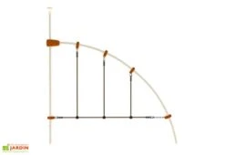 Corde Tibétaine Agrès Pour Aire De Jeux EVO