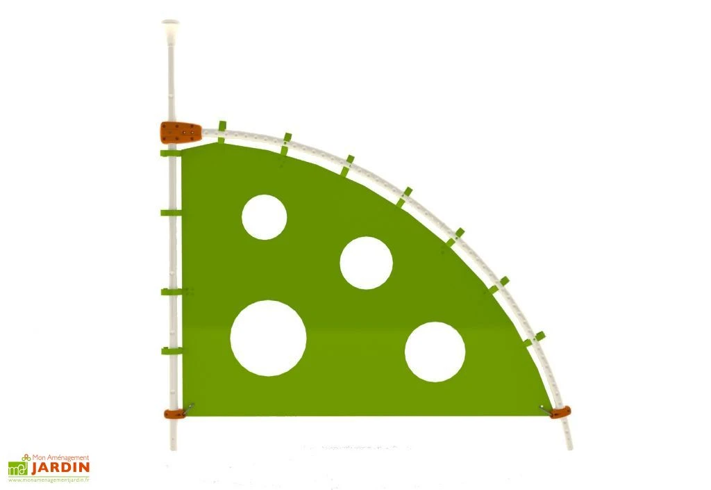 Toile D'Adresse Agrès Pour Aire De Jeux EVO 1 Toile D'Adresse Agrès Pour Aire De Jeux EVO