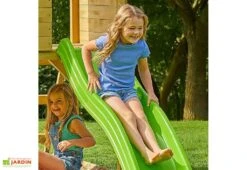 Aire De Jeux En Bois : Mur D’escalade Et Toboggan – TP Treehouse 8 Aire De Jeux En Bois : Mur D’escalade Et Toboggan – TP Treehouse -Portique Jardin Soldes Magasin aire de jeux avec toboggan