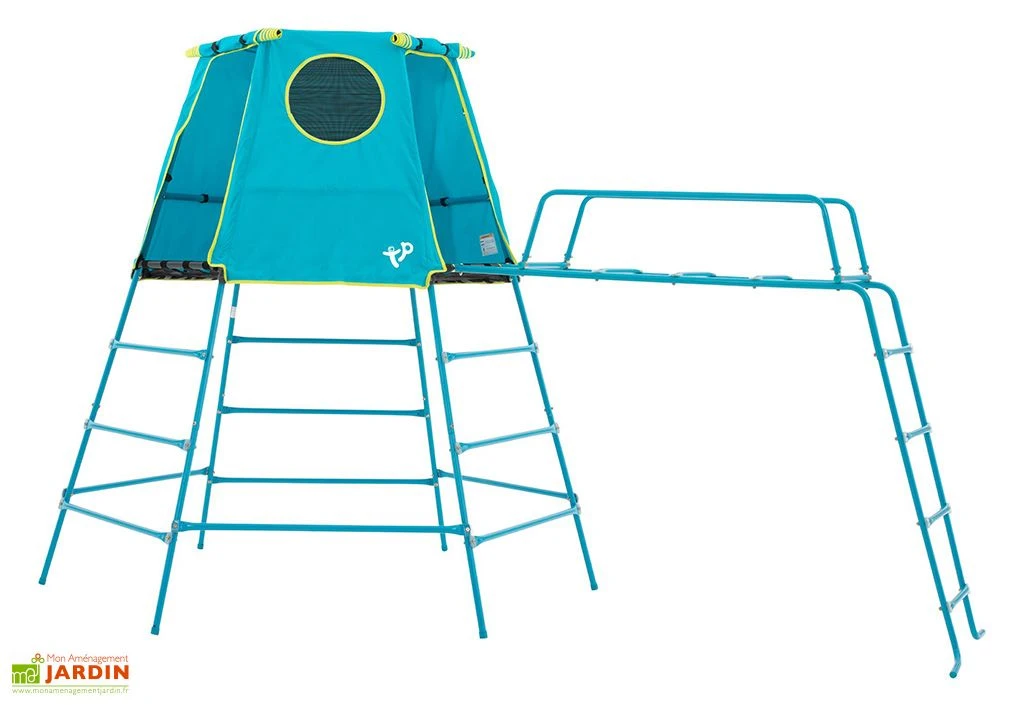 Aire De Jeux D’extérieur : Cabane Et Pont De Singe – TP Explorer 2 Aire De Jeux D’extérieur : Cabane Et Pont De Singe – TP Explorer – Image 2