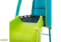 Aire De Jeux TP Explorer : Cabane, Portique, Toboggan Et Panier De Basket -Portique Jardin Soldes Magasin aire de jeux cabane toboggan