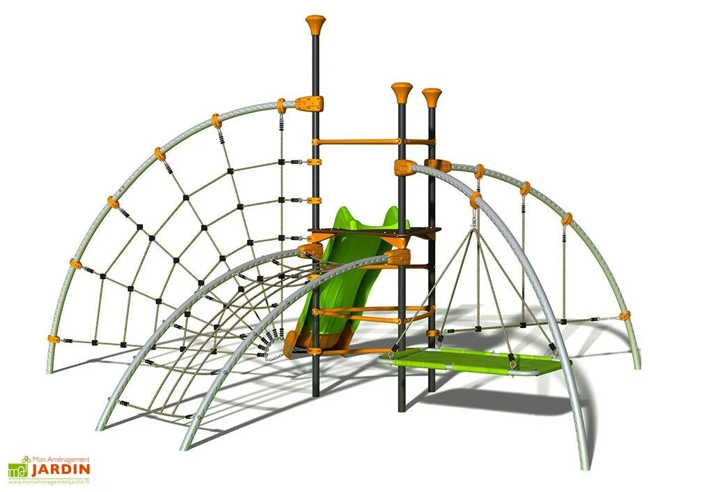 Aire De Jeux EVO-Filo Avec 6 Agrès 2 Aire De Jeux EVO-Filo Avec 6 Agrès – Image 2