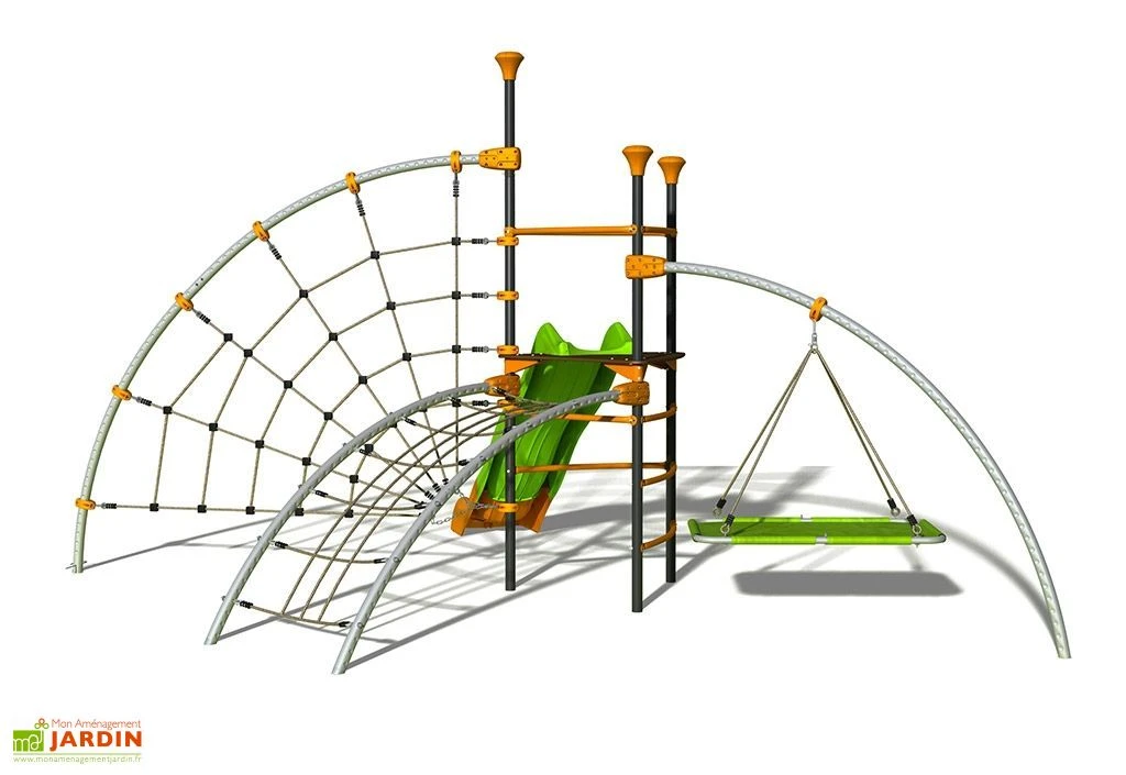 Aire De Jeux EVO-Zeny Avec 5 Agrès 2 Aire De Jeux EVO-Zeny Avec 5 Agrès – Image 2