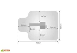 Aire De Jeux Carol 1 : Toboggan + Escalade -Portique Jardin Soldes Magasin aire jeux bois autoclave carol1 toboggan escalade 9