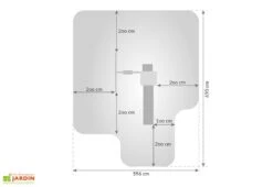 Aire De Jeux Funny 3 : Toboggan + Balançoire + Bac à Sable + Escalade -Portique Jardin Soldes Magasin aire jeux bois autoclave funny3 fungoo toboggan balancoire 8