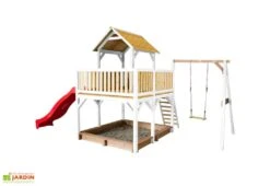 Axi Aire De Jeux En Bois De Hemlock Atka : Toboggan + Balançoire 9 Axi Aire De Jeux En Bois De Hemlock Atka : Toboggan + Balançoire -Portique Jardin Soldes Magasin aire jeux bois hemlock atka toboggan balancoire 1