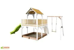 Axi Aire De Jeux En Bois De Hemlock Atka : Toboggan + Balançoire 8 Axi Aire De Jeux En Bois De Hemlock Atka : Toboggan + Balançoire -Portique Jardin Soldes Magasin aire jeux bois hemlock atka toboggan balancoire 1