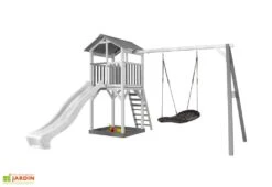 Axi Aire De Jeux En Bois De Hemlock Portique Nid D’Oiseau Ovale Beach Tower -Portique Jardin Soldes Magasin aire jeux bois hemlock portique nid oiseau ovale beach tower 3