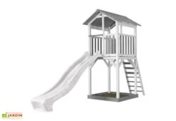 Axi Aire De Jeux En Bois De Hemlock Avec Toboggan Beach Tower -Portique Jardin Soldes Magasin aire jeux bois hemlock toboggan beach tower 4