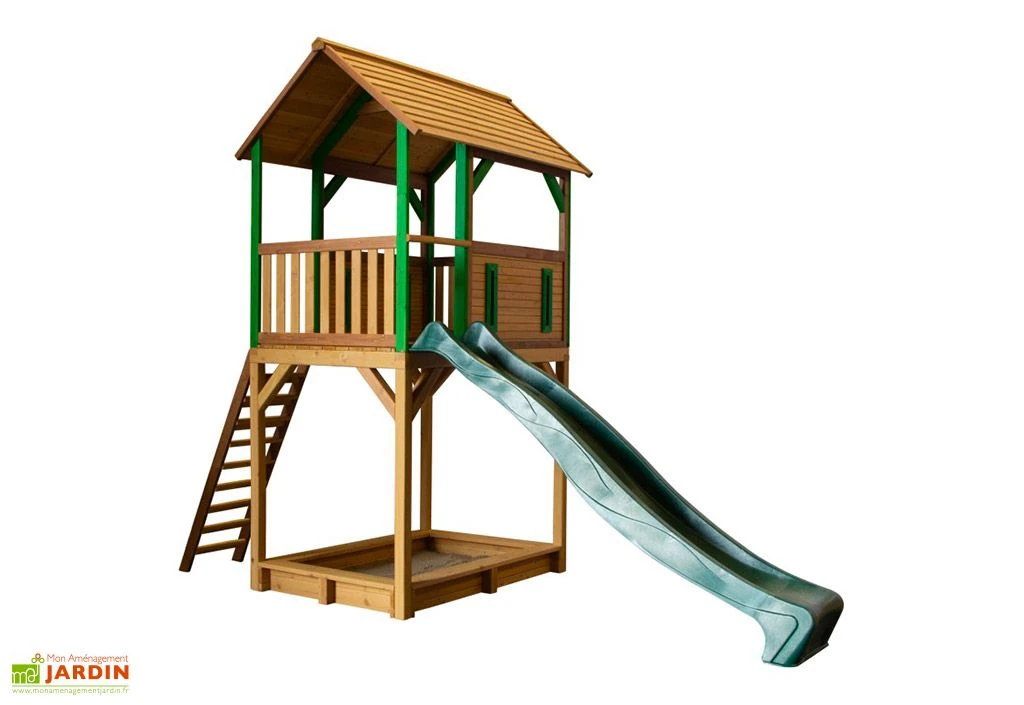 Axi Aire De Jeux En Bois De Hemlock Avec Toboggan Dory 1 Axi Aire De Jeux En Bois De Hemlock Avec Toboggan Dory