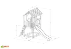 Axi Aire De Jeux En Bois De Hemlock Avec Toboggan Safari Pumba Play Tower -Portique Jardin Soldes Magasin aire jeux bois hemlock toboggan safari pumba play tower 2