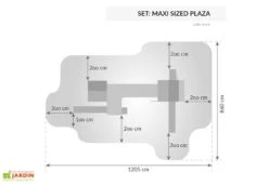 Aire De Jeux En Bois De Pin Traité Cabane + 2 Toboggans Sized Plaza -Portique Jardin Soldes Magasin aire jeux bois pin traite cabane 2toboggans sized plaza 4