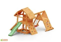 Aire De Jeux En Bois De Pin Traité Fungoo Buffalo Spider