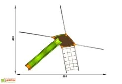 Aire De Jeux EVO-Costo Avec 6 Agrès 8 Aire De Jeux EVO-Costo Avec 6 Agrès -Portique Jardin Soldes Magasin aire jeux evolutive evo costo dimensions 1
