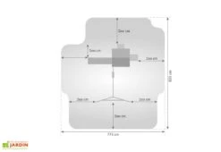 Aire De Jeux Joy Move : Toboggan + Escalade + Portique + Bac à Sable -Portique Jardin Soldes Magasin aire jeux fungoo toboggan esacalade portique balancoire joymove 8