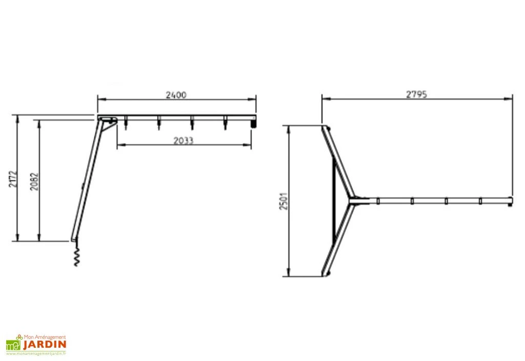 Aire De Jeux Kiosk En Bois Autoclave Avec Toboggan Et Portique 4 Aire De Jeux Kiosk En Bois Autoclave Avec Toboggan Et Portique – Image 4