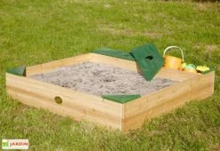 Axi Bac à Sable En Bois De Hemlock Amy