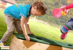 Axi Bac à Sable En Bois De Hemlock Amy -Portique Jardin Soldes Magasin bac sable amy bois imputrescible 115x115x22cm rangements assises 4