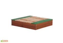 Axi Bac à Sable Avec Bancs En Bois De Hemlock Ella 95 X 100 Cm -Portique Jardin Soldes Magasin bac sable bancs bois hemlock ella 95x100cm