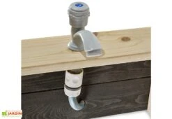 EXIT TOYS Bac à Sable Avec Cuisine En Bois De Cèdre Aksent 140 X 200 Cm -Portique Jardin Soldes Magasin bac sable cuisine bois cedre aksent 140 200 cm 3