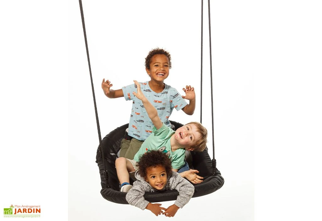 Balançoire Bateau En Polyéthylène Imperméable – 120 X 70 Cm 1 Balançoire Bateau En Polyéthylène Imperméable – 120 X 70 Cm