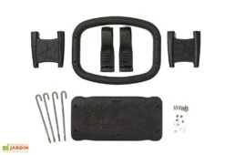 Balançoire Bébé En TPE Pour Collectivités - Curve -Portique Jardin Soldes Magasin balancoire bebe curve kbt noir 2