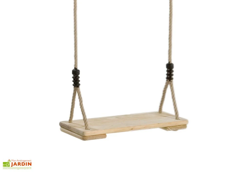 Balançoire Bois Réglable Pour Portique De 1,85 à 2,40m 1 Balançoire Bois Réglable Pour Portique De 1,85 à 2,40m