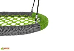 Balançoire Nid D'Oiseau Oval Pro Grise Et Verte 120 X 87,5 Cm
