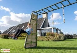 EXIT TOYS Aire De Jeux Avec Balançoire, Sac De Frappe Et Trapèze – GetSet MB320 -Portique Jardin Soldes Magasin balancoire structure enfant getset mb320