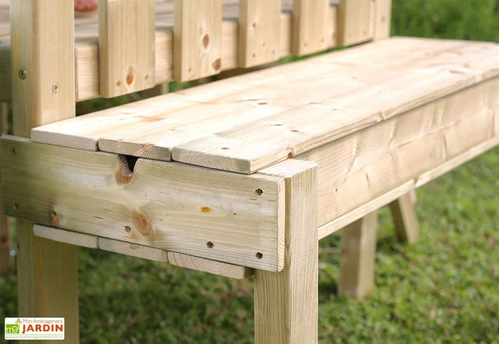 Aire De Jeux En Bois Pour Bébé Avec Balançoire Et Toboggan – TP Bambin 6 Aire De Jeux En Bois Pour Bébé Avec Balançoire Et Toboggan – TP Bambin – Image 6