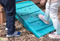 Step2 Aire De Jeux En Bois Et Plastique Avec Cabane Et Toboggan Woodland 11 Step2 Aire De Jeux En Bois Et Plastique Avec Cabane Et Toboggan Woodland -Portique Jardin Soldes Magasin cabane aire de jeux enfants woodland step2 toboggan 4