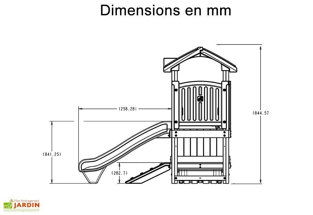 Step2 Aire De Jeux En Bois Et Plastique Avec Cabane Et Toboggan Woodland 4 Step2 Aire De Jeux En Bois Et Plastique Avec Cabane Et Toboggan Woodland – Image 4