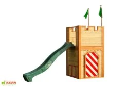 Axi Maisonnette Pour Enfant En Bois De Hemlock Arthur -Portique Jardin Soldes Magasin cabane arthur marron rouge vert