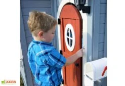 Cabane En Bois Maison D’Enfants De Jardin Equipée Spring Cottage -Portique Jardin Soldes Magasin cabane bois maison enfant jardin cedre tropical spring cottage equipee 2 1