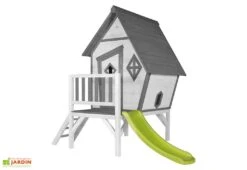 Axi Maisonnette Pour Enfant En Bois De Hemlock Cabin XL -Portique Jardin Soldes Magasin cabane enfant bois sur pilotis cabin xl 4