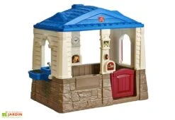 Step2 Cabane De Jardin Enfant En Plastique - Maison Neat & Tidy Bleue