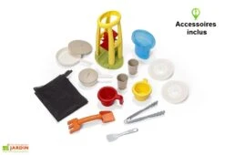 Step2 Cabane Multifonctions : Tonnelle, Cuisine, Eau & Sable Pour Enfant -Portique Jardin Soldes Magasin cabane jeux exterieur canopee grill barbecue table enfant 5