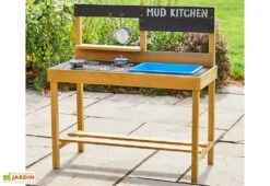 Cuisine En Bois : Plaque De Cuisson, évier Et étagère – TP Early Fun -Portique Jardin Soldes Magasin cuisine exterieure bois pour enfants