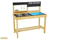 Cuisine En Bois : Plaque De Cuisson, évier Et étagère – TP Early Fun