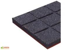 Dalles En Caoutchouc Pour Aire De Jeux Hicar 25 Mm - 1 M² (la Boîte) -Portique Jardin Soldes Magasin dalles caoutchouc aire jeux hicar 25mm 1m 3