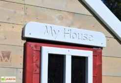 Maisonnette Pour Enfant En Bois Non Traité Gecko -Portique Jardin Soldes Magasin details cabane enfant bois gecko