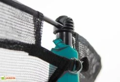 Trampoline Rond Avec Filet De Sécurité Start’Up 250 - ⌀ 2,44 M -Portique Jardin Soldes Magasin details trampoline rond start up 250