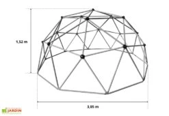Aire De Jeu Pour Enfant Dôme D'escalade En Acier Inoxydable Ø3 M -Portique Jardin Soldes Magasin dome escalade aire jeu enfant 300 2