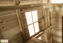 Maisonnette Pour Enfants En Bois Avec Toboggan – TP Loft 8 Maisonnette Pour Enfants En Bois Avec Toboggan – TP Loft -Portique Jardin Soldes Magasin interieur maisonnette bois 1