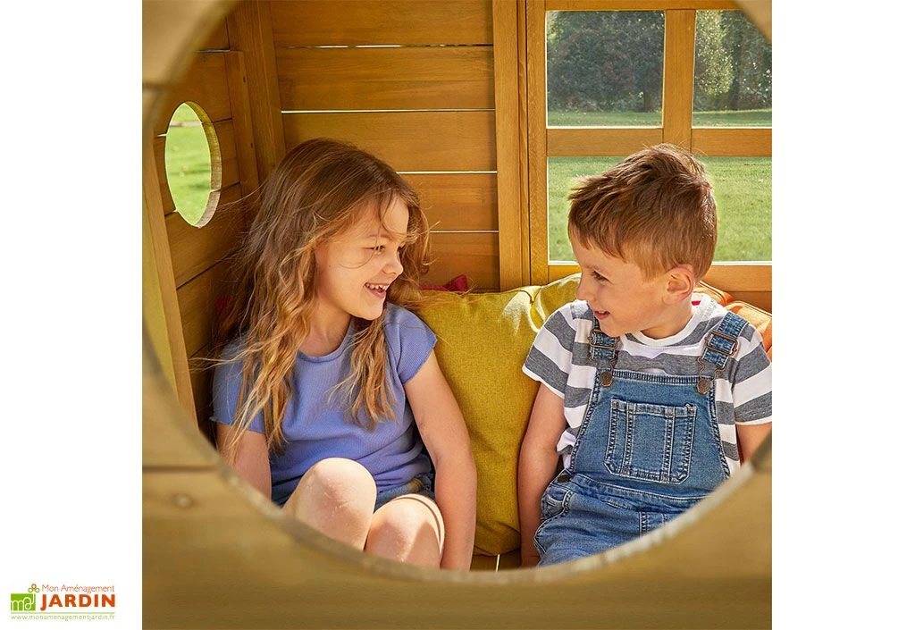 Aire De Jeux En Bois : Cabane, Toboggan Et Bac à Sable – TP Treehouse 6 Aire De Jeux En Bois : Cabane, Toboggan Et Bac à Sable – TP Treehouse – Image 6