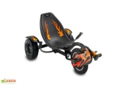 EXIT TOYS Kart à Pédales Tricker Rocker Noir Et Feu -Portique Jardin Soldes Magasin kart a pedale triker rocker 3
