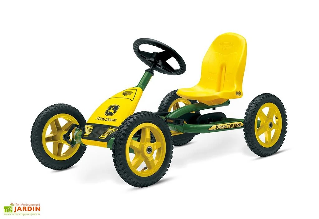 Kart à Pédales Berg Buddy John Deere Jaune Et Vert 1 Kart à Pédales Berg Buddy John Deere Jaune Et Vert