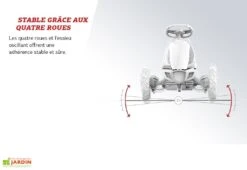 Kart à Pédales Berg Pour Enfants Rally NRG Orange -Portique Jardin Soldes Magasin kart pedales enfant rally berg 4 12ans 3