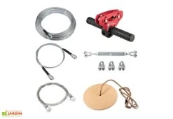 Tyrolienne De Jardin Pour Enfants Et Adultes XL Infinity 45 M